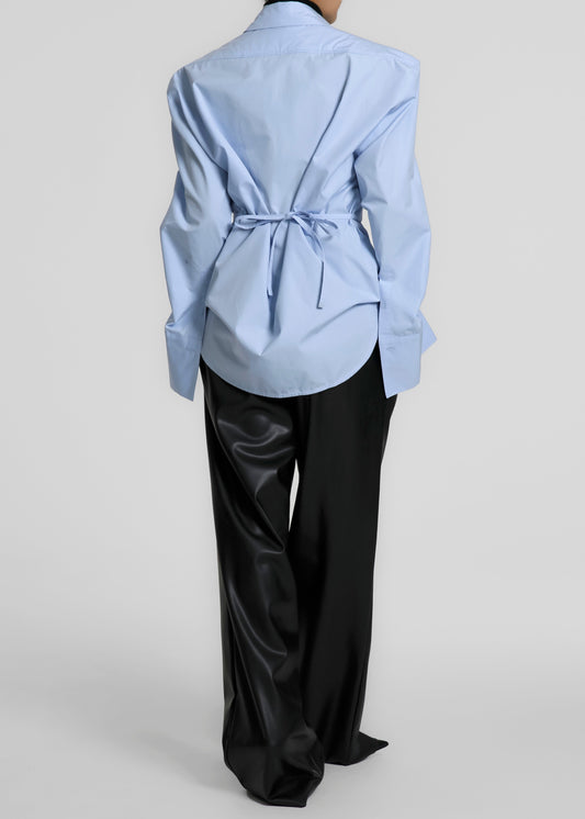 Bec Padded Shirt - Light Blue