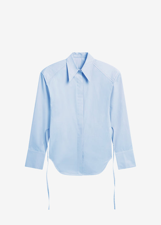 Bec Padded Shirt - Light Blue