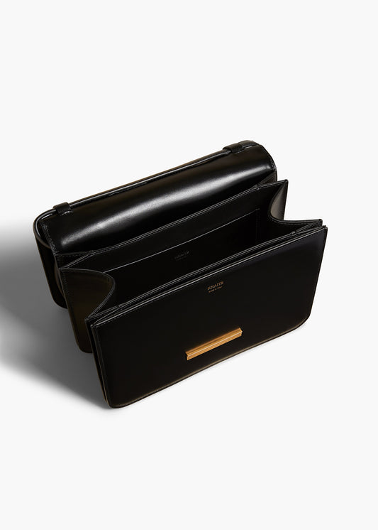 Bridget Crossbody Bag in Black Leather