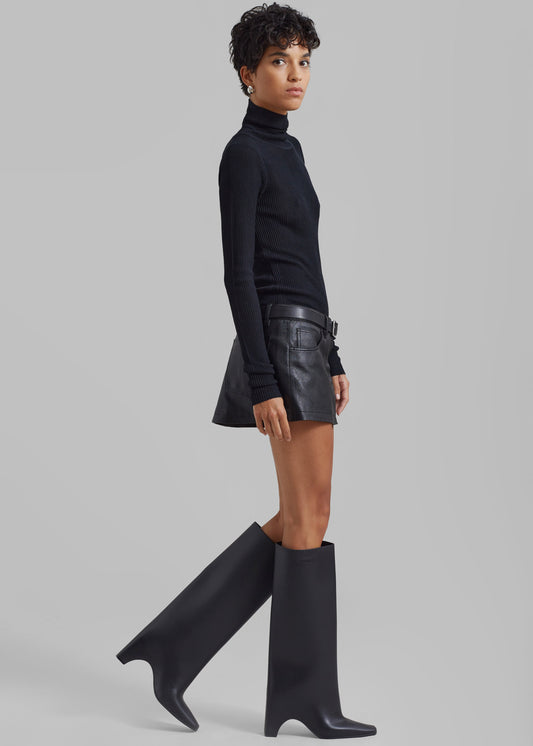 Coperni Rubber Bridge Boots - Black