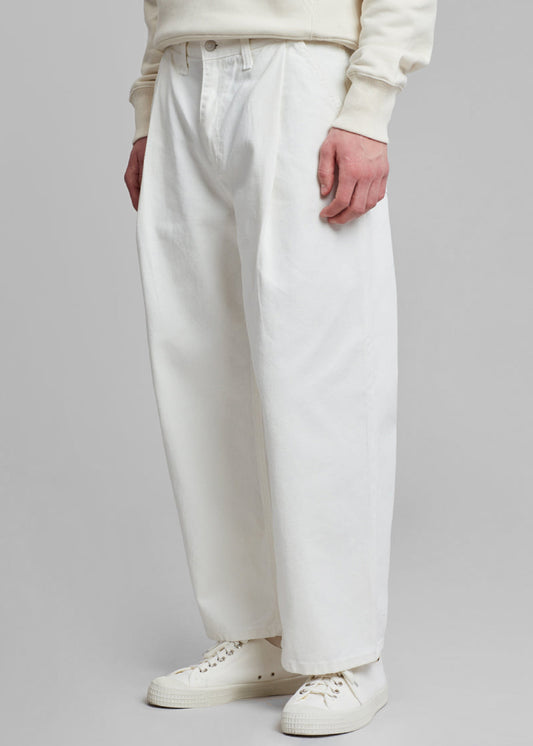 Drew Denim Pants - White