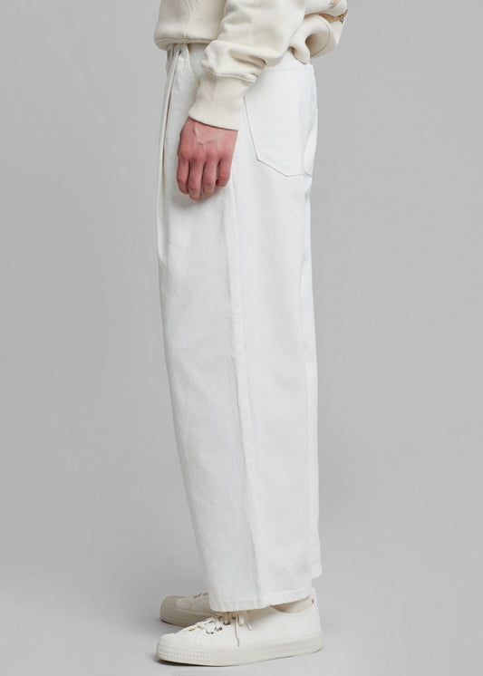 Drew Denim Pants - White