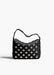 Small Elena Bag in Black Pebbled Leather with Studs