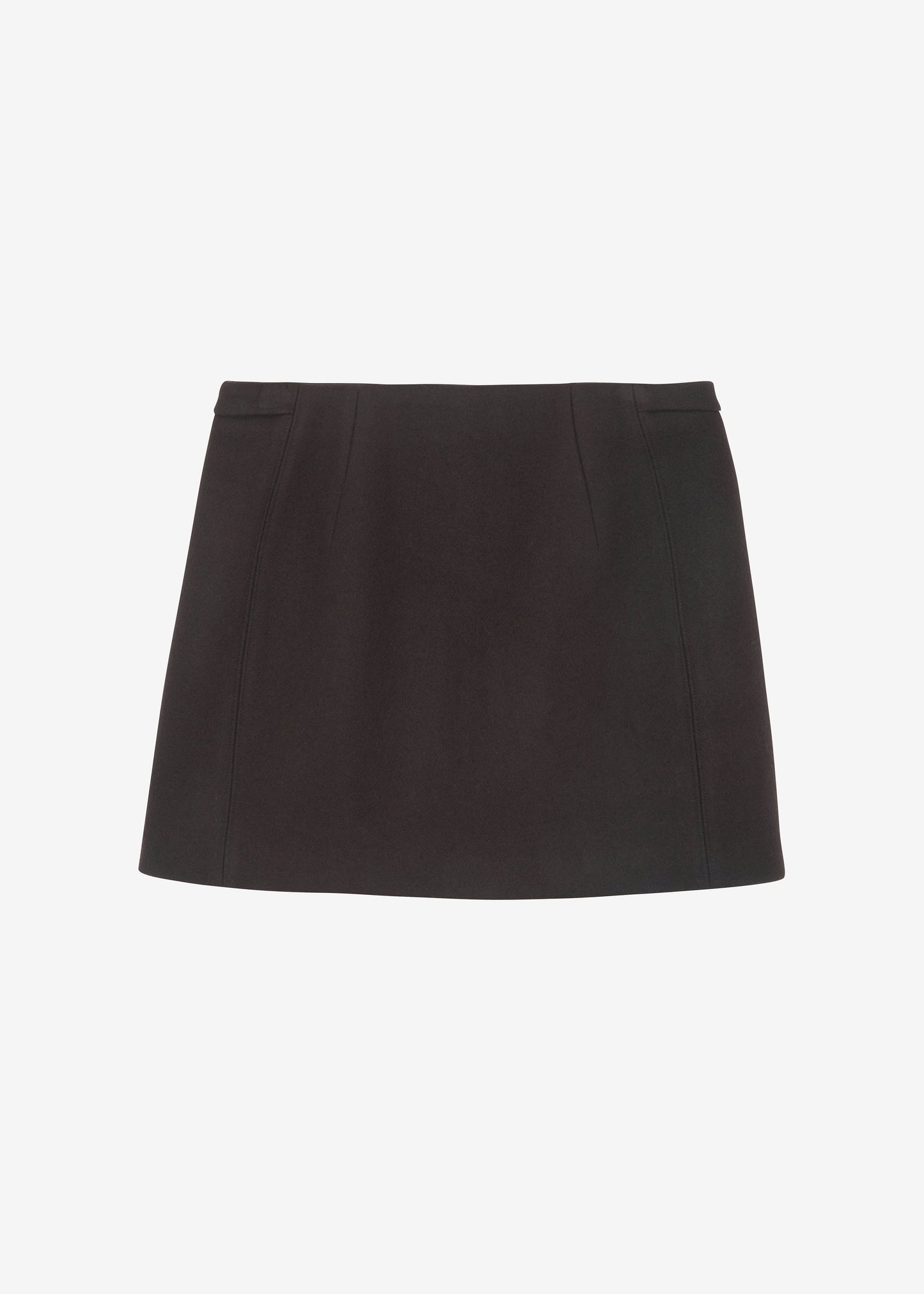 Kerrigan Wool Mini Skirt - Brown