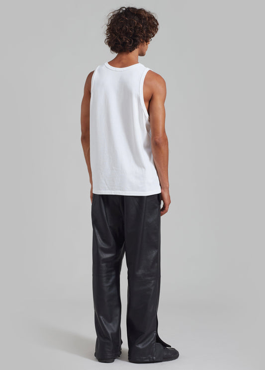 Kevin Leather Trousers - Black