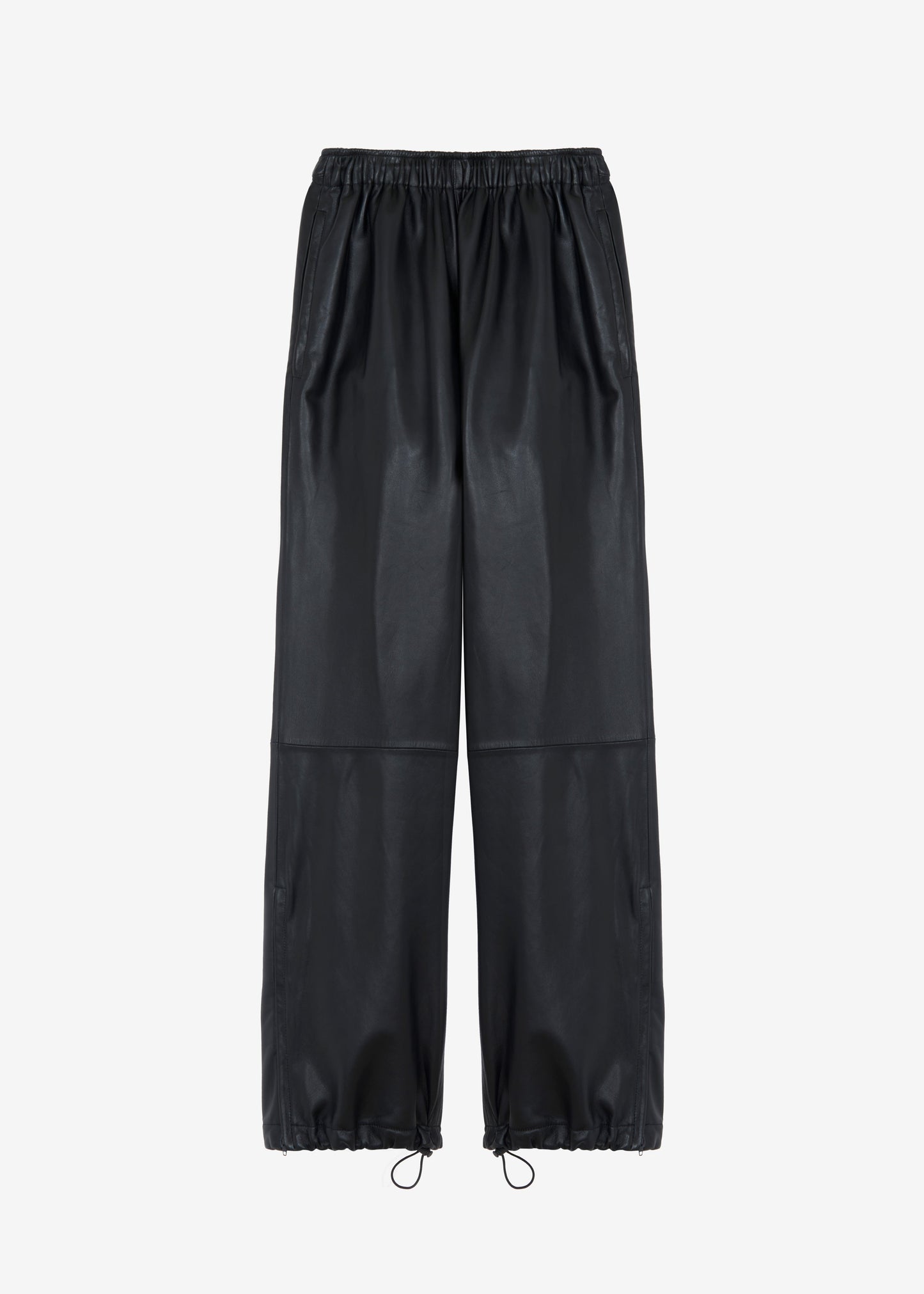 Kevin Leather Trousers - Black