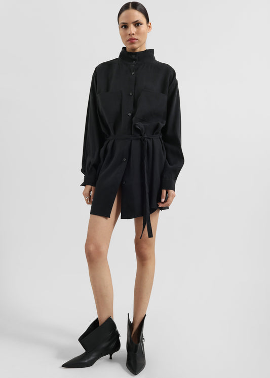 Kilure Shirt Dress - Black