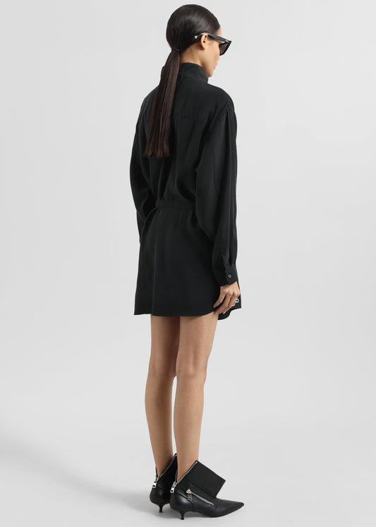 Kilure Shirt Dress - Black