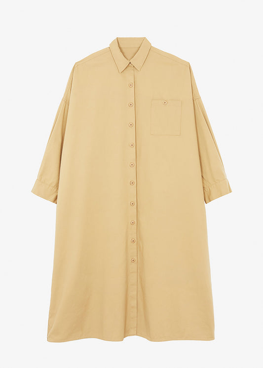 Kason Oversized Shirt Dress - Sahara