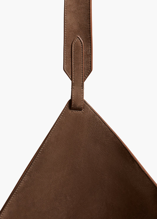 Medium Lotus Tote in Cedar Suede