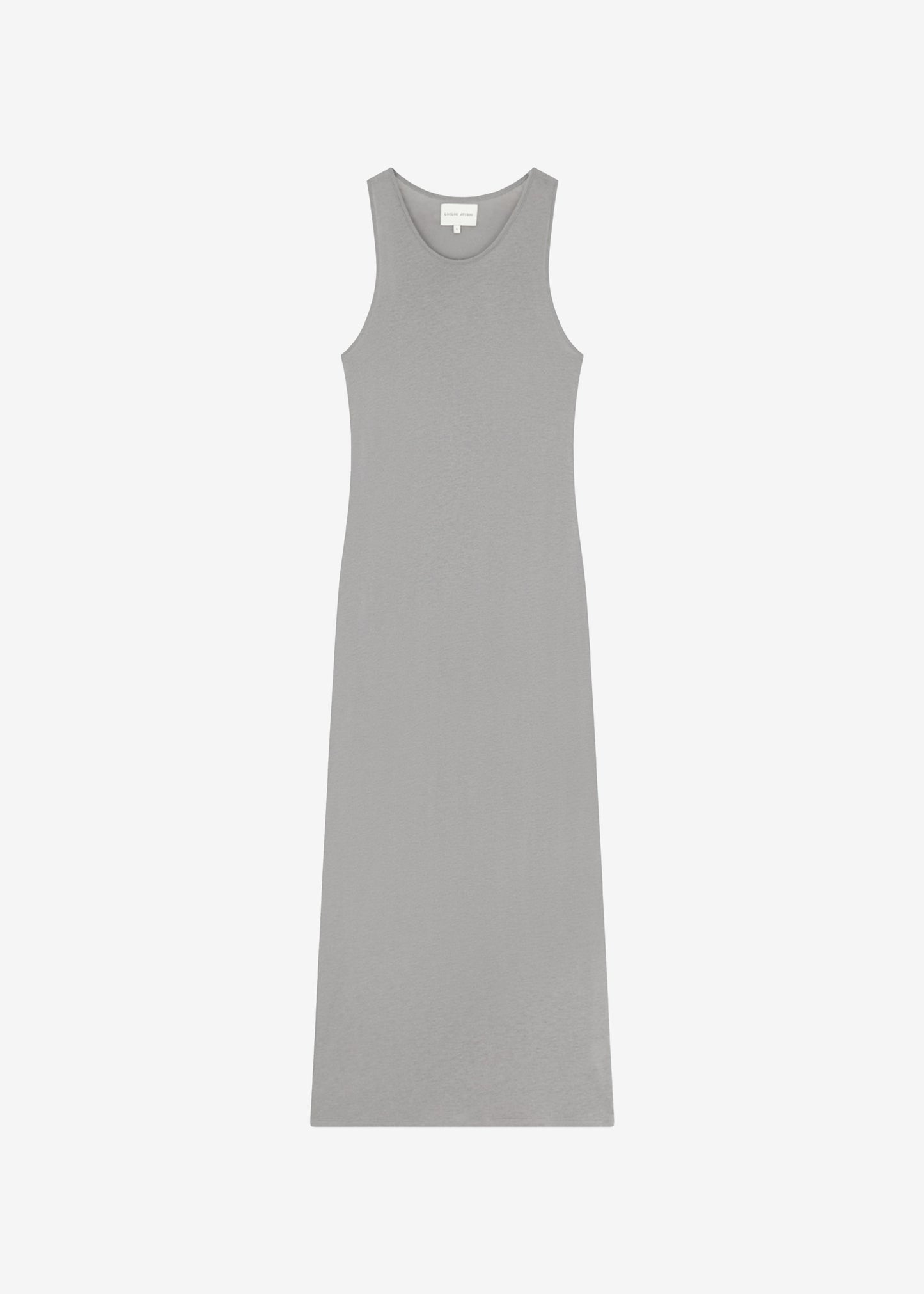 Loulou Studio Myron Long Tank Dress - Concrete Grey