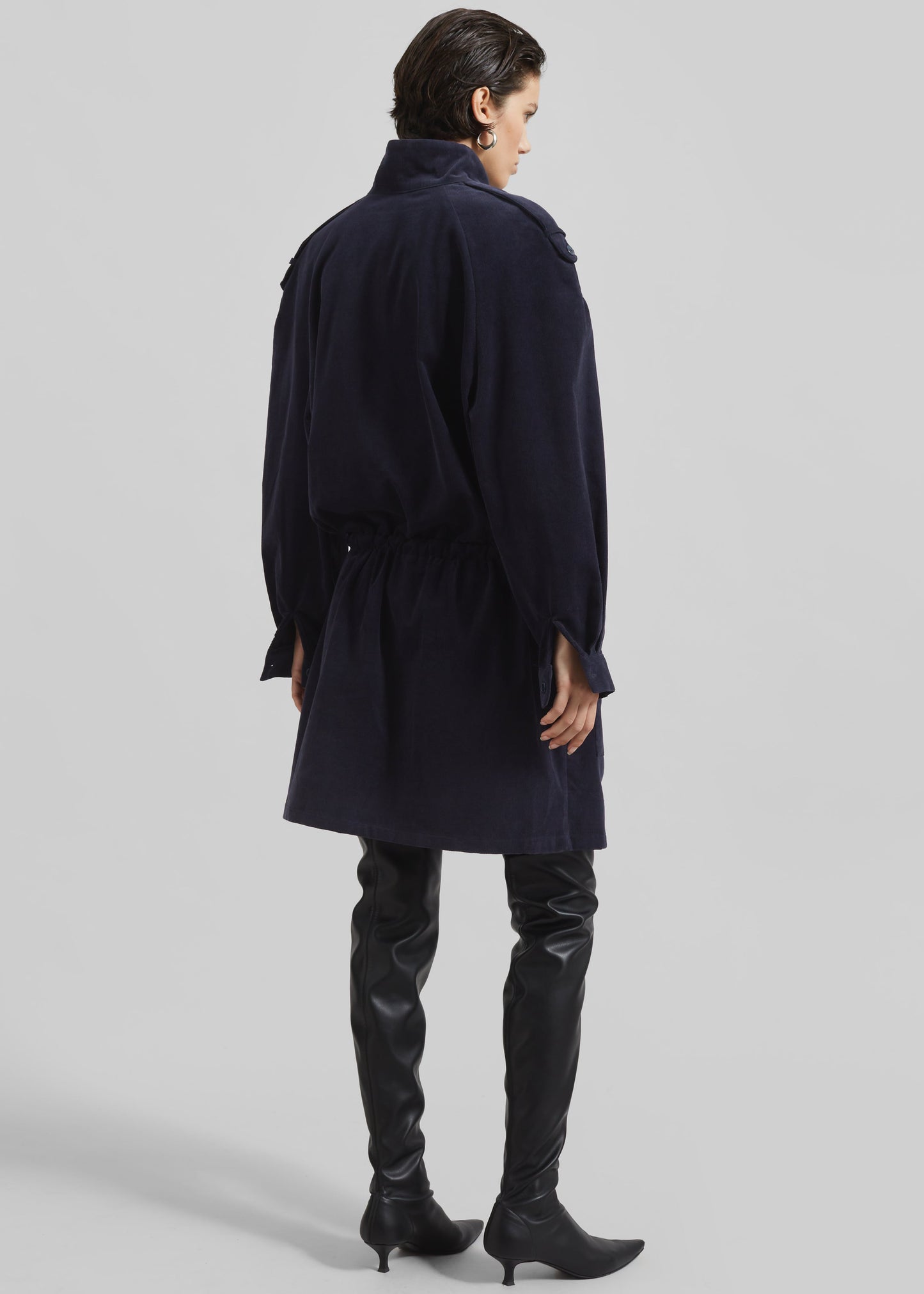 Sibelle Corduroy Dress - Navy