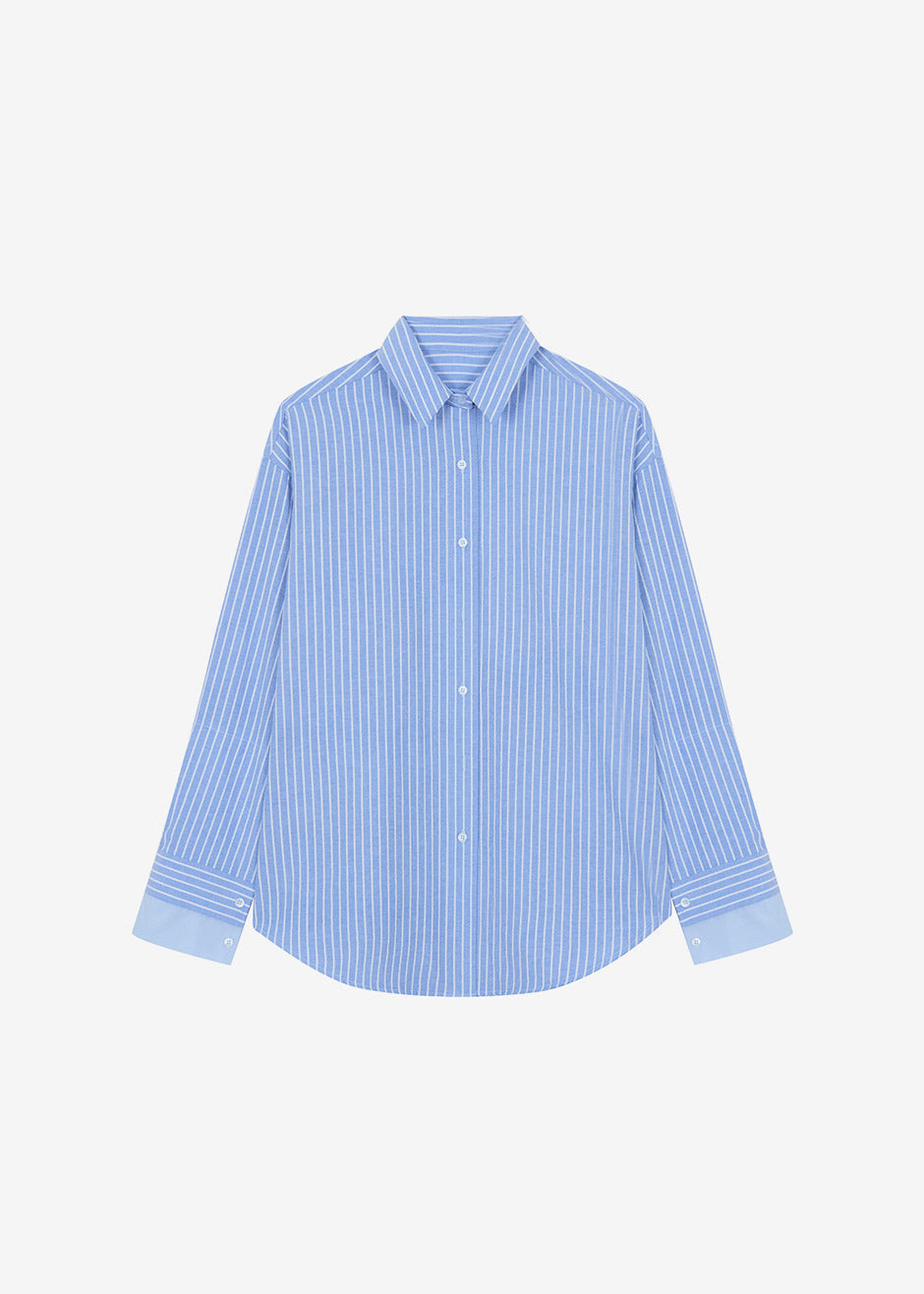 Christa Striped Shirt - Blue